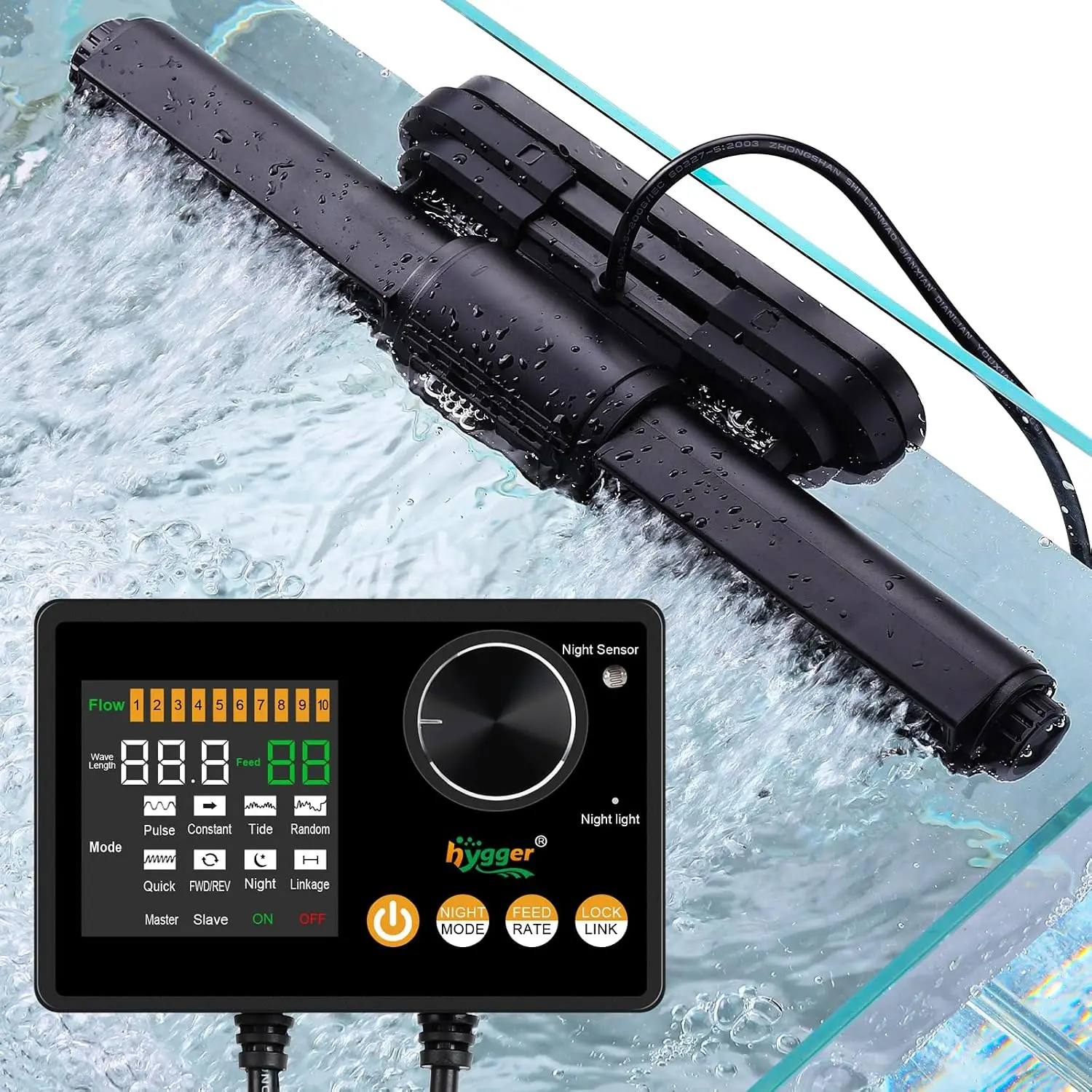 Aquarium Pump - جهاز توليد موجات ذكي لأحواض السمك،