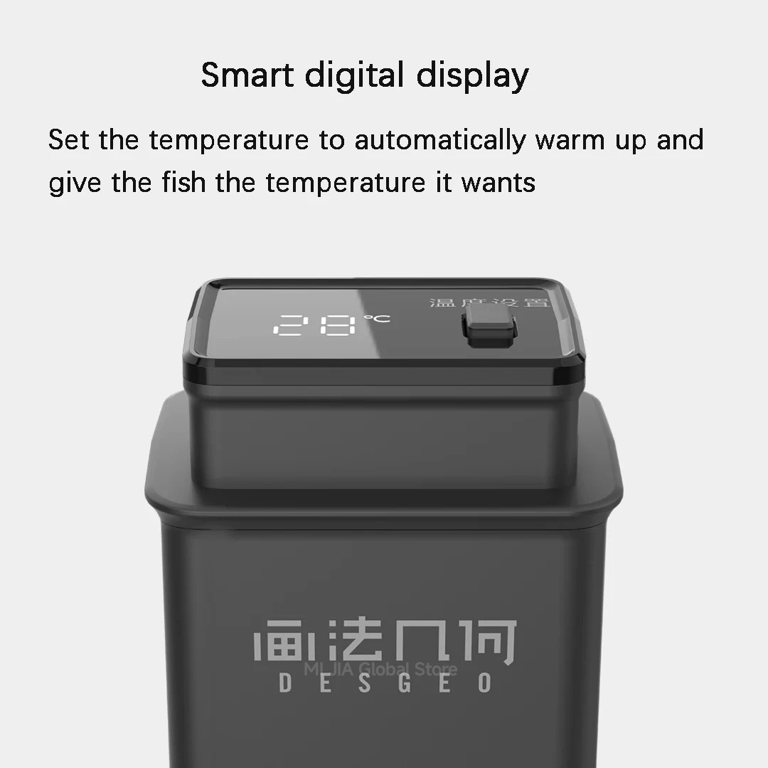 سخان حوض السمك الذكي MIJIA DES - مراجعة Xiaomi Aquarium Fish Tank وسعره