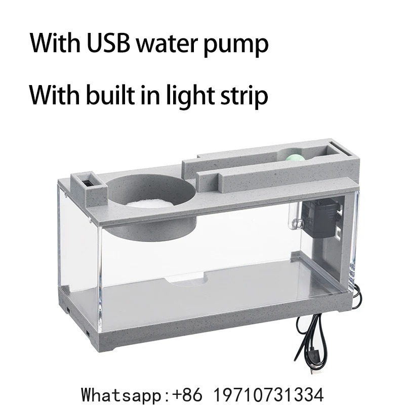 طقم حوض أسماك مع شريط أكسجين م - مراجعة Fish Aquarium Home وسعره