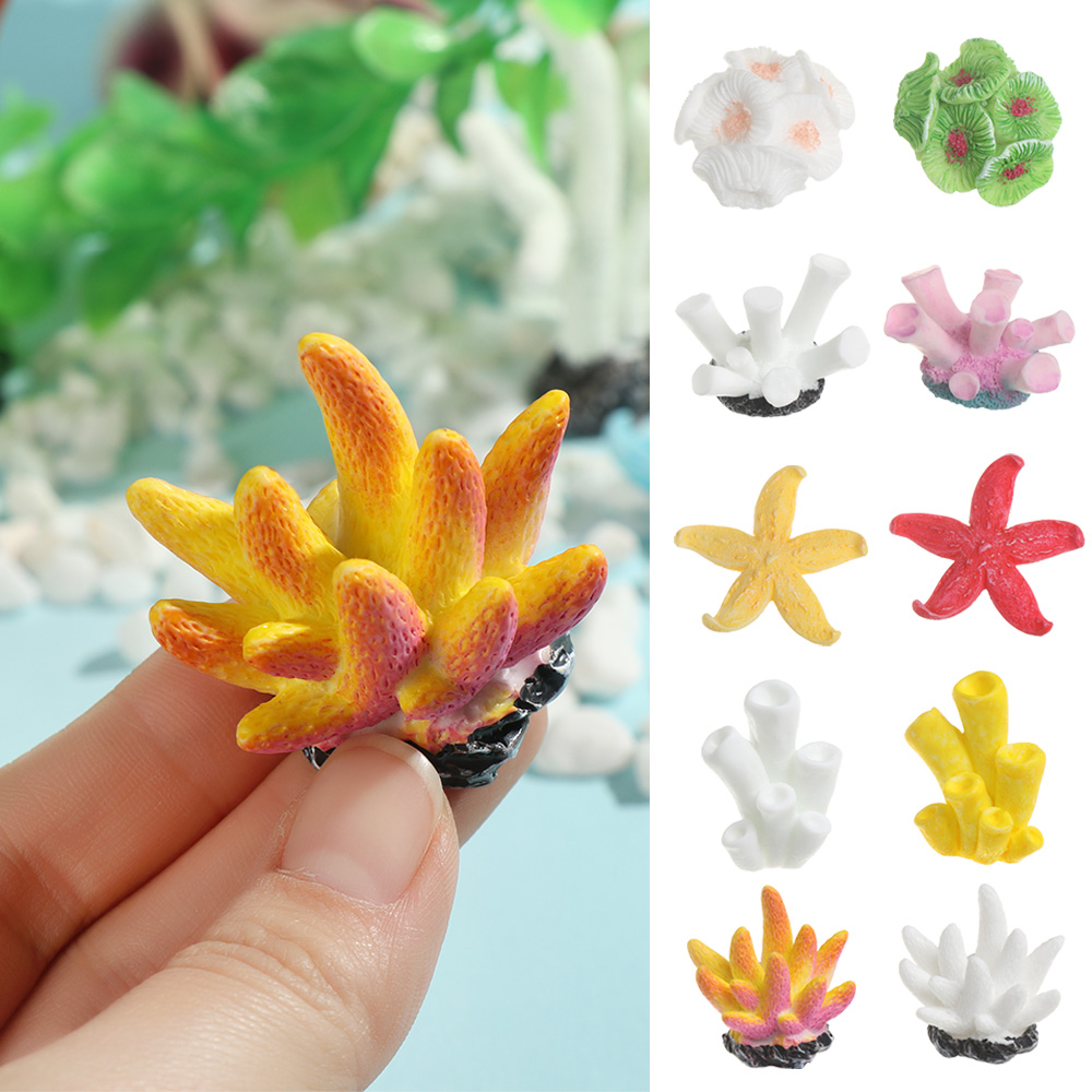 ديكور حوض أسماك المرجان الاصطن - مراجعة Fish Tank Gravel وسعره