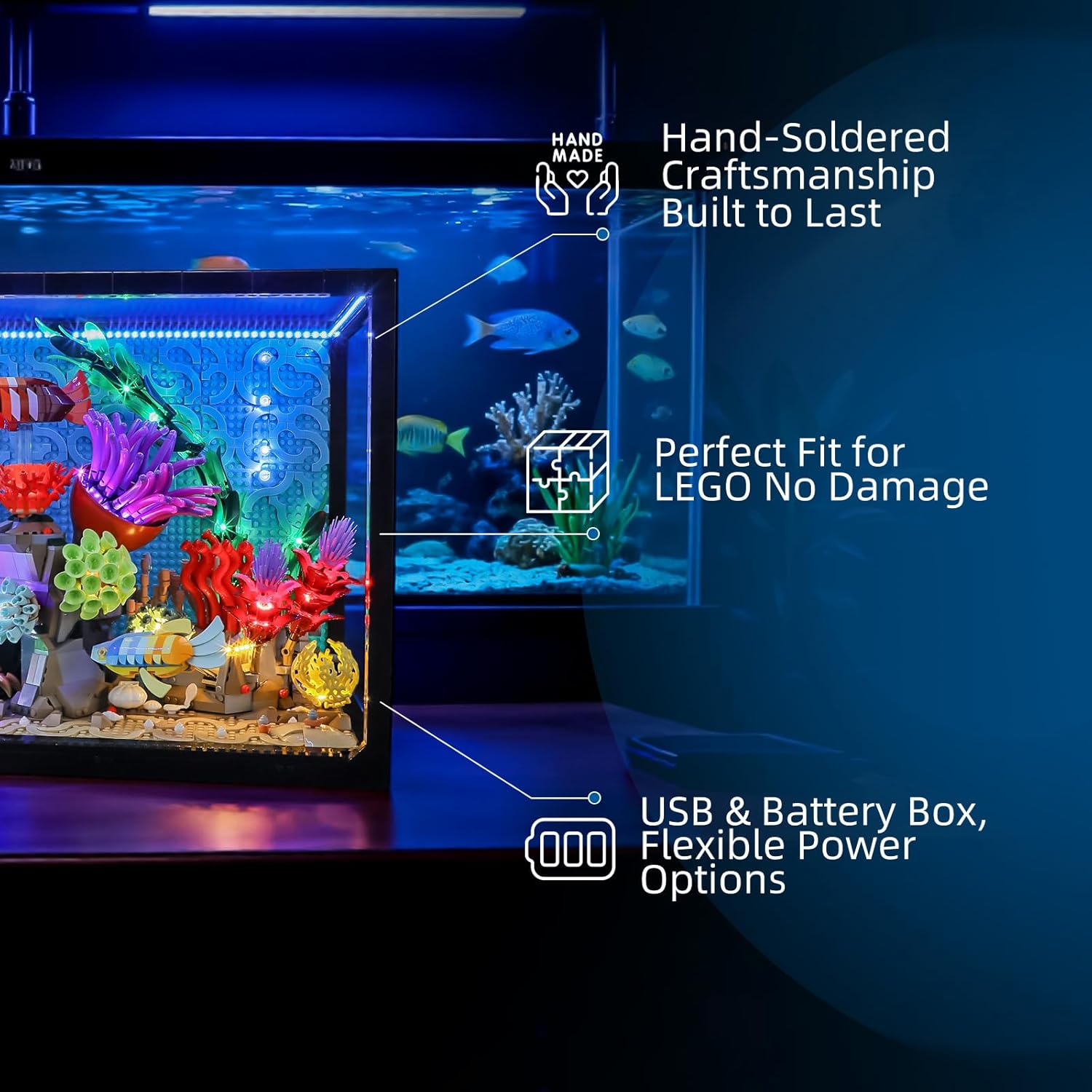 Hprosper مصباح ليد ليغو 10366  - مراجعة Aquarium Light وسعره