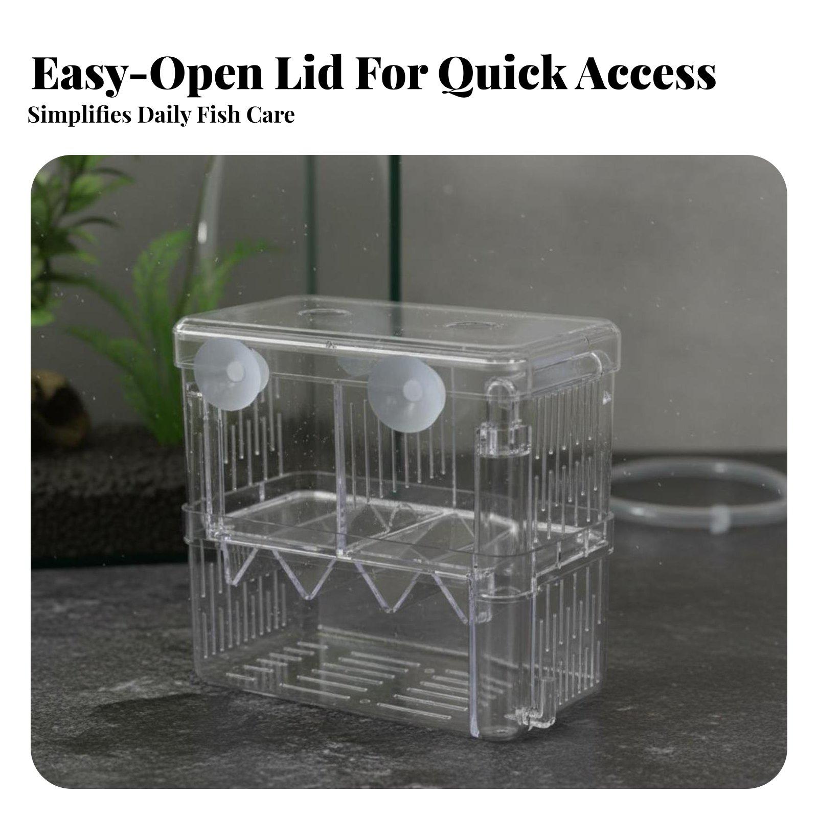 حوض تربية مزدوج الطبقات لأسماك - مراجعة Aquarium Fish Tank وسعره
