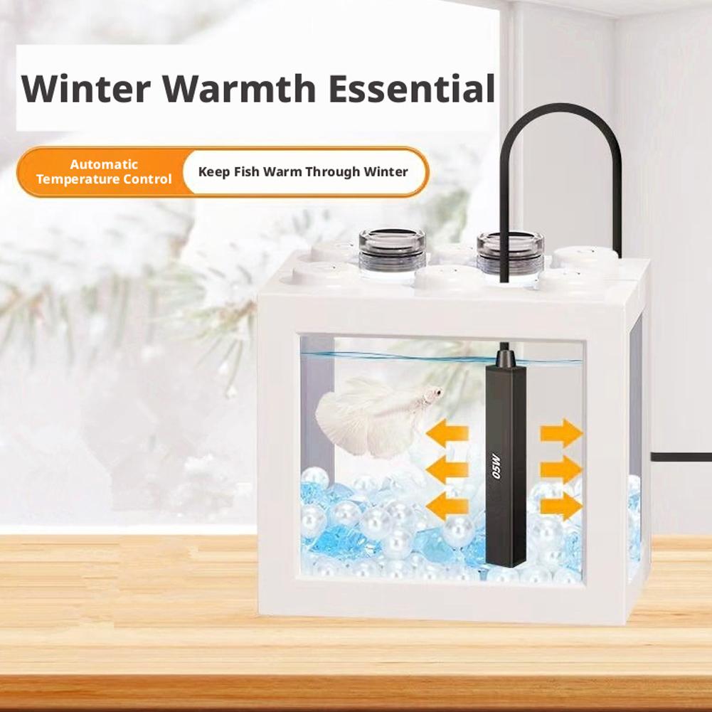 سخان حوض أسماك صغير يعمل بمنفذ - مراجعة Aquarium Fish Betta وسعره
