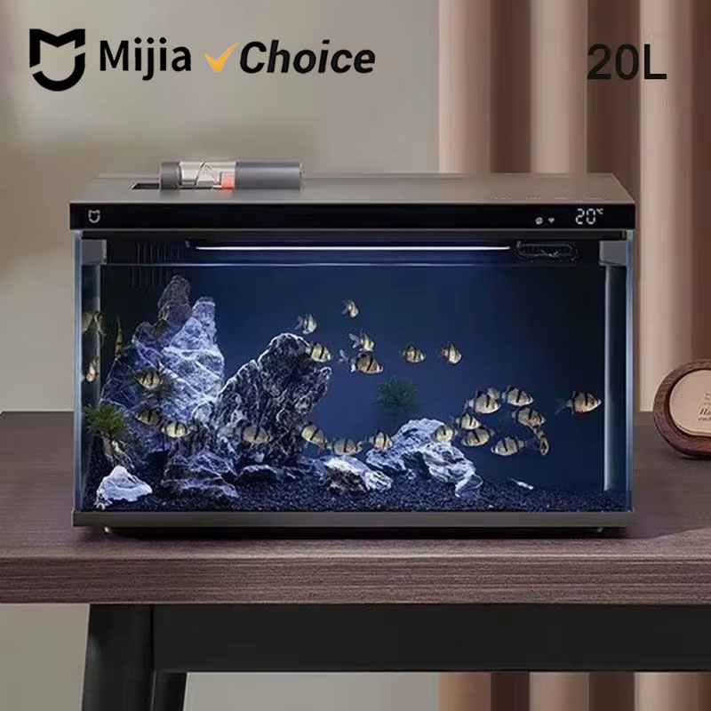 حوض أسماك ذكي من ميجيا MYG100  - مراجعة Xiaomi Aquarium Fish Tank وسعره