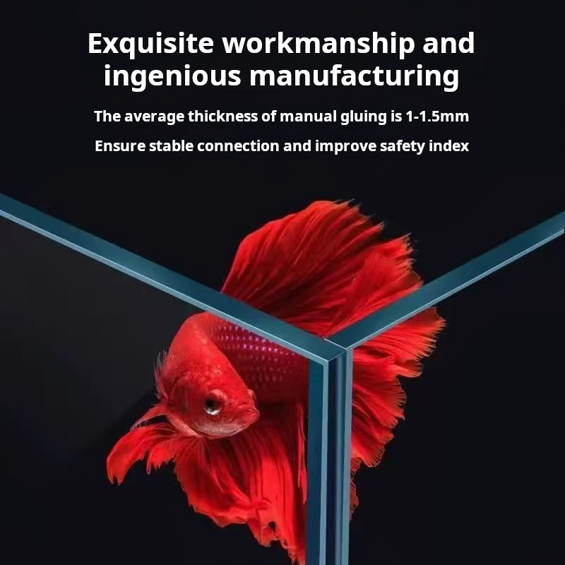 حوض سمك زجاجي كبير مستطيل الشك - مراجعة Aquarium Fish Keeping وسعره