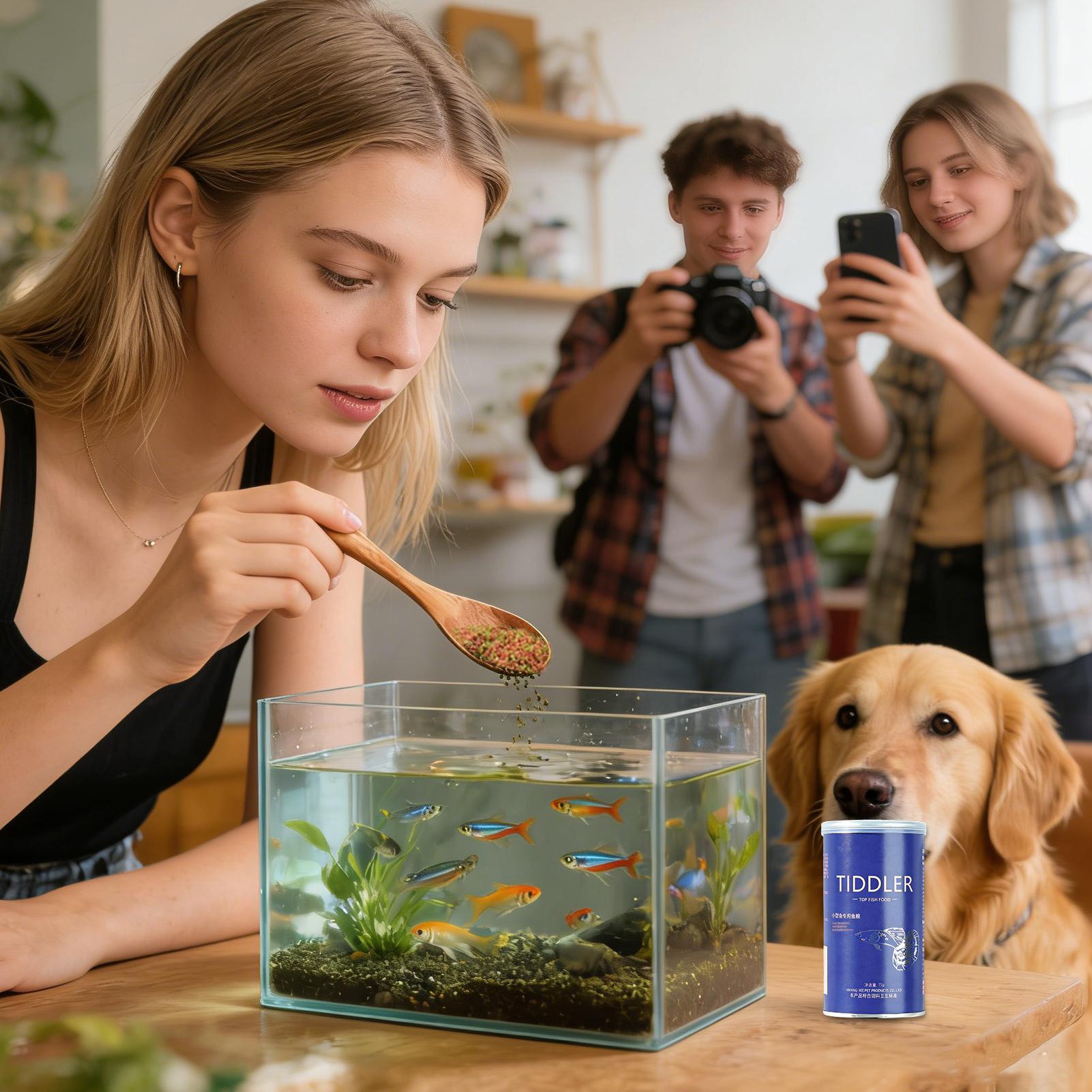 طعام أسماك الزينة، غذاء لأسماك - مراجعة Aquarium Fish Betta وسعره