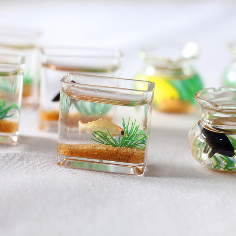 زينة منزلية، دمى، ألعاب زخرفية - مراجعة Fish Aquarium Home وسعره