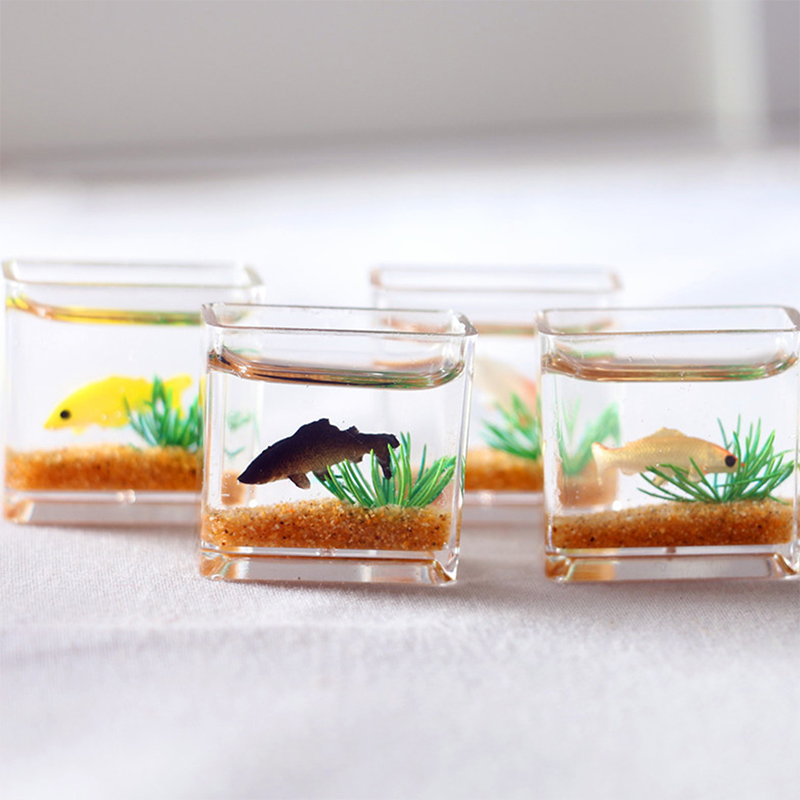 زينة منزلية، دمى، ألعاب زخرفية - مراجعة Fish Aquarium Home وسعره