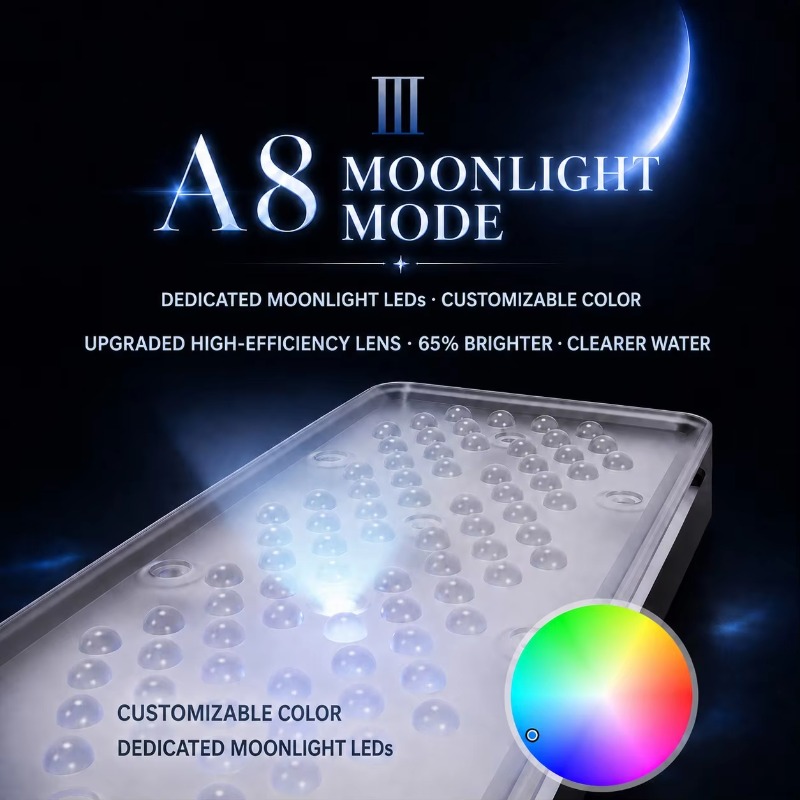 إضاءة حوض السمك LED من سلسلة A - مراجعة Aquarium Light وسعره